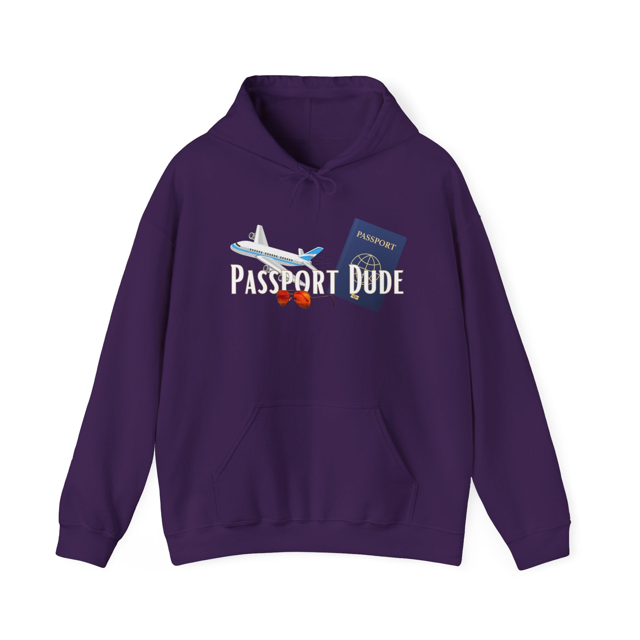 Passport Dude Unisex Heavy Blend™ Hooded Sweatshirt